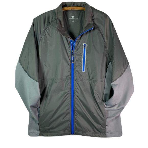 SOUTHERN TIDE T3 Smoked Pearl Lightweight Insulated Shell Jacket Mens Size L - Picture 1 of 11